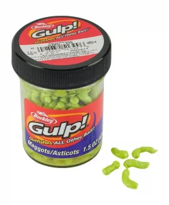 Gulp Maggot Bait 1.5oz Jar - Chartreuse #BGMG-CH