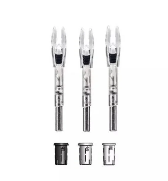 Nockturnal Shift Universal Strobing Red Green Lighted Nock 3 Pack #NT-832 Nockturnal Shift Universal Strobing Red/Green Lighted Nock 3 Pack #NT-832