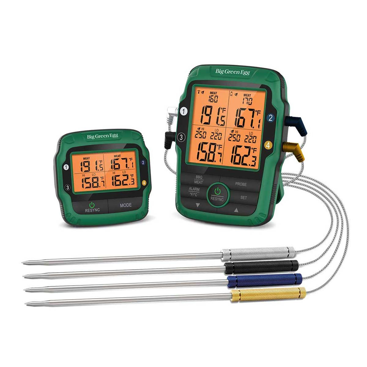 Big Green Egg Thermometer Wireless 4 Probe #128003 Big Green Egg Thermometer Wireless 4 Probe #128003