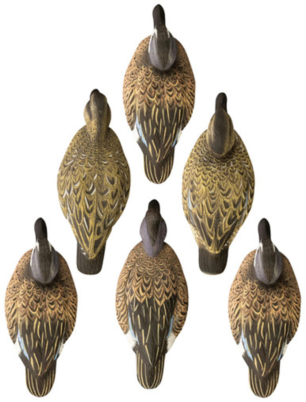 Higdon Outdoors Standard Blue Wing Teal Decoys 6 Pack #19953 Higdon Outdoors Standard Blue Wing Teal Decoys 6 Pack #19953