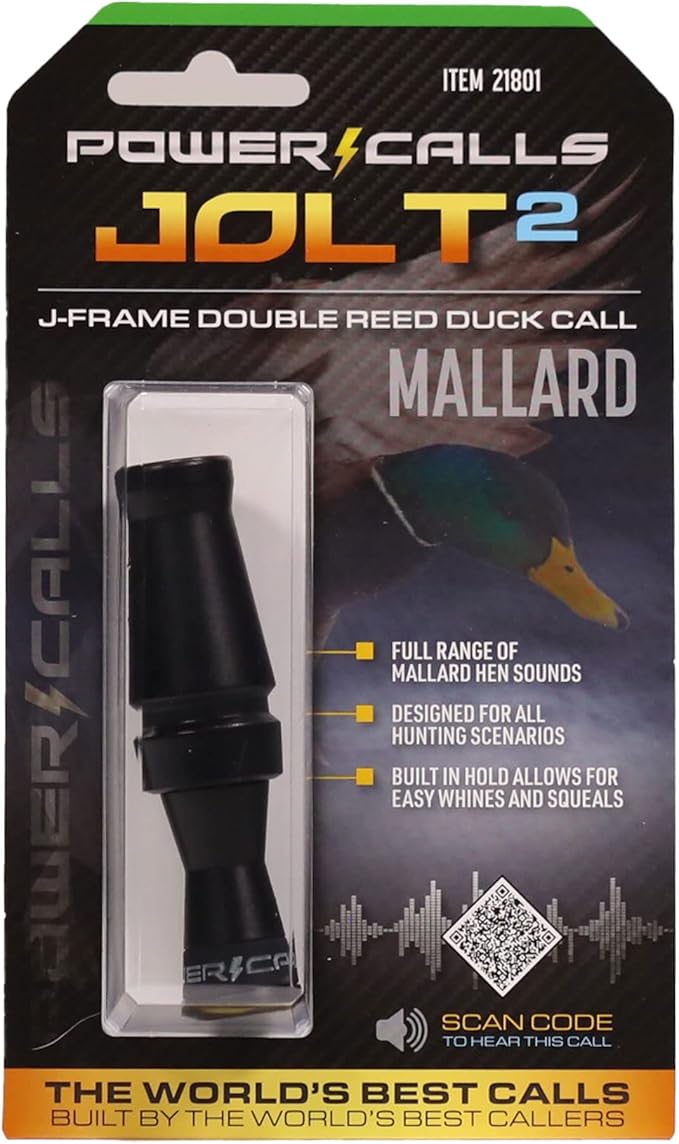 Power Calls Mallard Duck Call Jolt2 Stealth Black #21801 Power Calls Mallard Duck Call Jolt2 Stealth Black #21801
