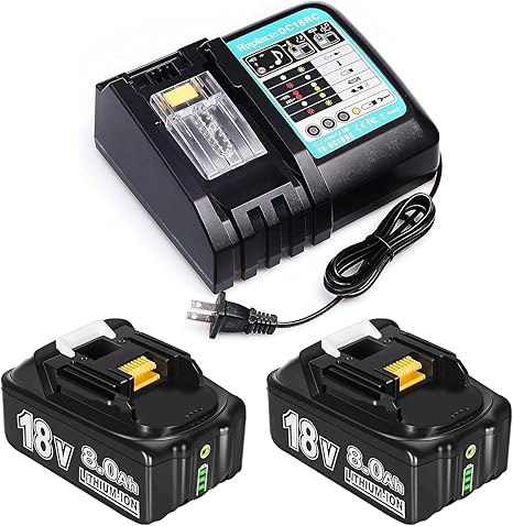 Makita 2pk Replacement Makita 18V 8.0A #2BATT1CHARG Makita 2pk Replacement Makita 18V 8.0A #2BATT1CHARG