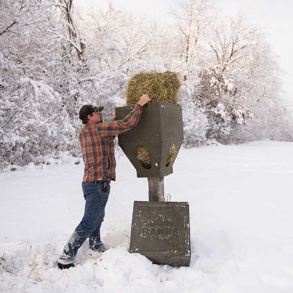 Banks Outdoors Haybank 300lb Hay Feeder #HB300 Banks Outdoors Haybank 300lb Hay Feeder #HB300