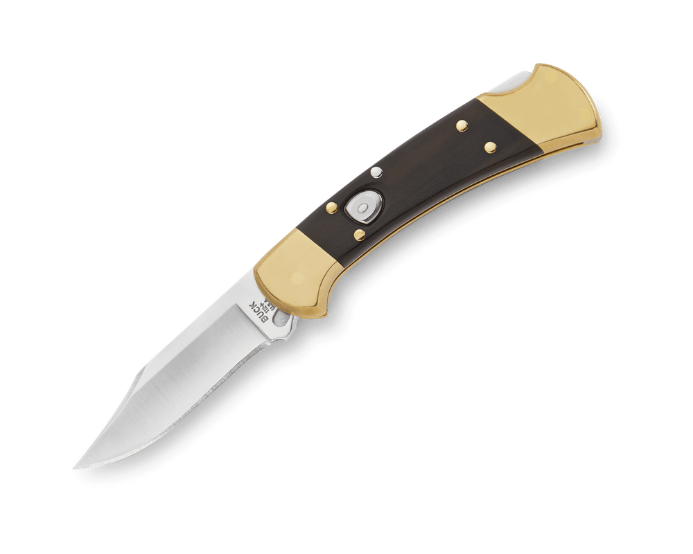 Buck Knives 112 Ranger Automatic Lockback Knife Ebony #0112BRSA Buck Knives 112 Ranger Automatic Lockback Knife Ebony #0112BRSA