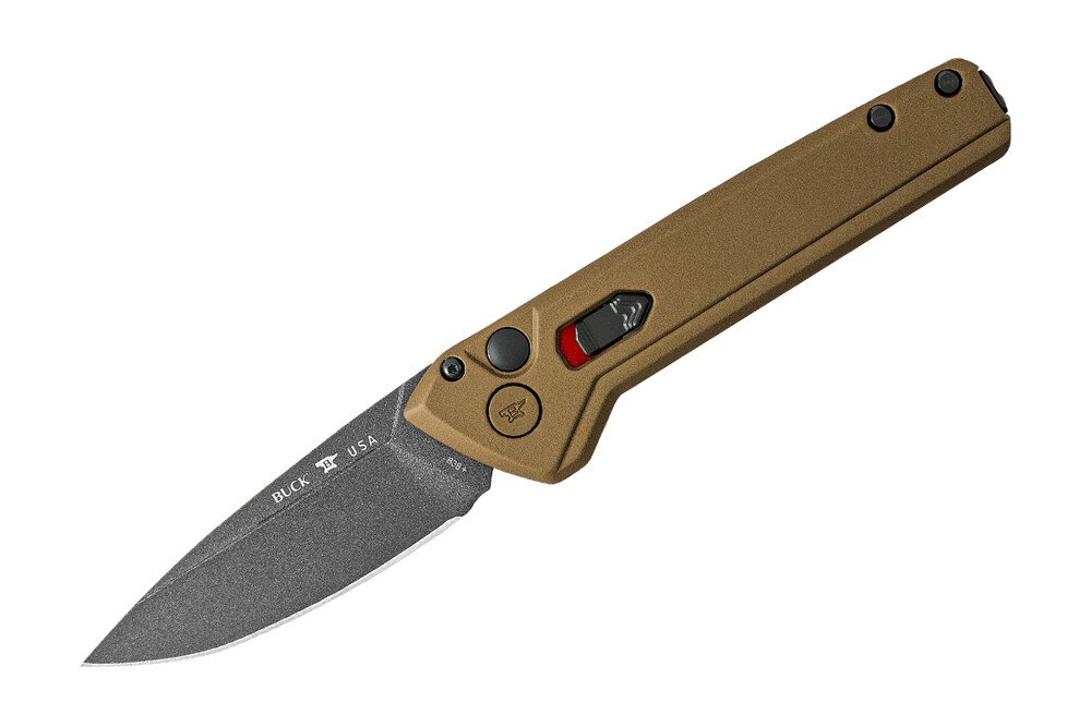 Buck Knives 838 Deploy Auto Folding Knife - Burnt Bronze #0838BRS1 Buck Knives 838 Deploy Auto Folding Knife - Burnt Bronze #0838BRS1