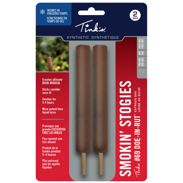Tink's Smokin' Stogies - Synthetic #69 Doe-In-Rut - 2 Pack #W6115 Tink's Smokin' Stogies - Synthetic #69 Doe-In-Rut - 2 Pack #W6115