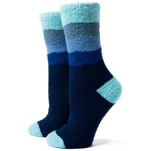 Two Left Feet Deep Blue Super Soft Socks #TLFSS-DB Two Left Feet Deep Blue Super Soft Socks #TLFSS-DB