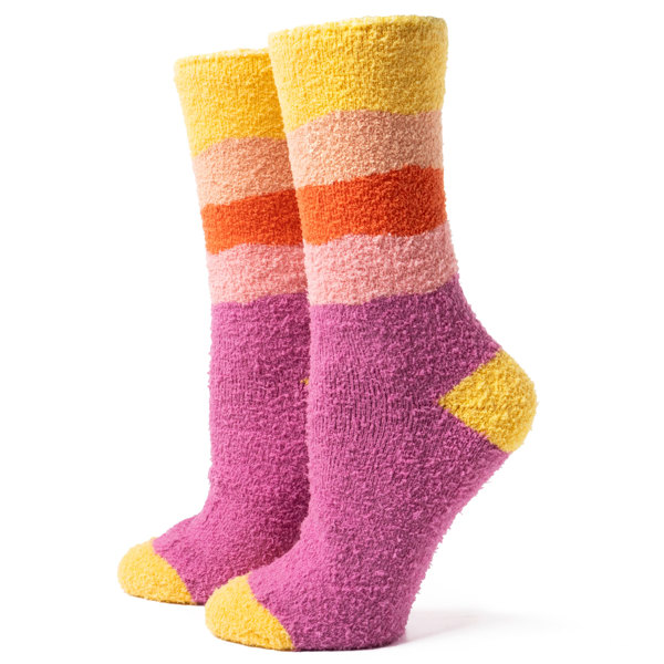 Two Left Feet Rise & Shine Super Soft Socks #TLFSS-RS Two Left Feet Rise & Shine Super Soft Socks #TLFSS-RS