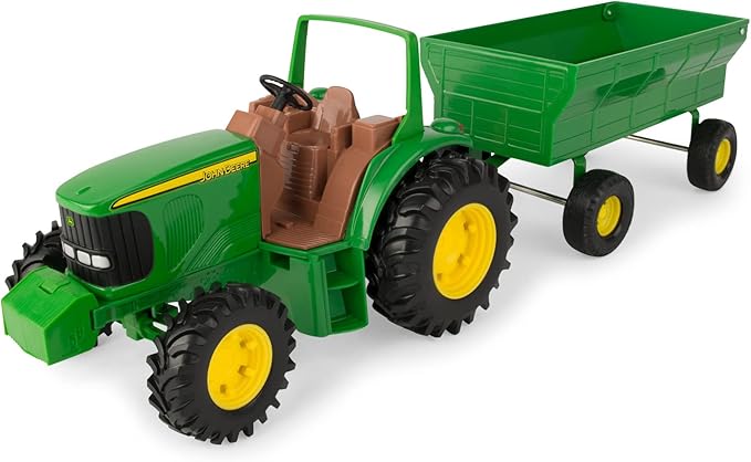 John Deere 8 Inch Tractor With Wagon #37163 John Deere 8 Inch Tractor With Wagon #37163