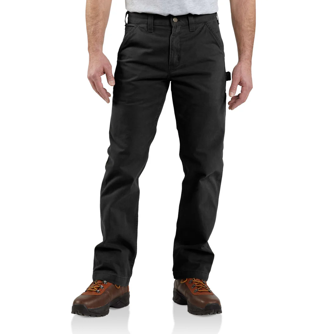 BLACK B324 Carhartt Men's Utility Work Pant - Relaxed Fit - Twill #B324