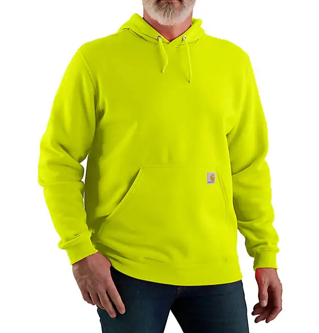 BRITE LIME Carhartt Loose Fit Midweight Hoodie #K121