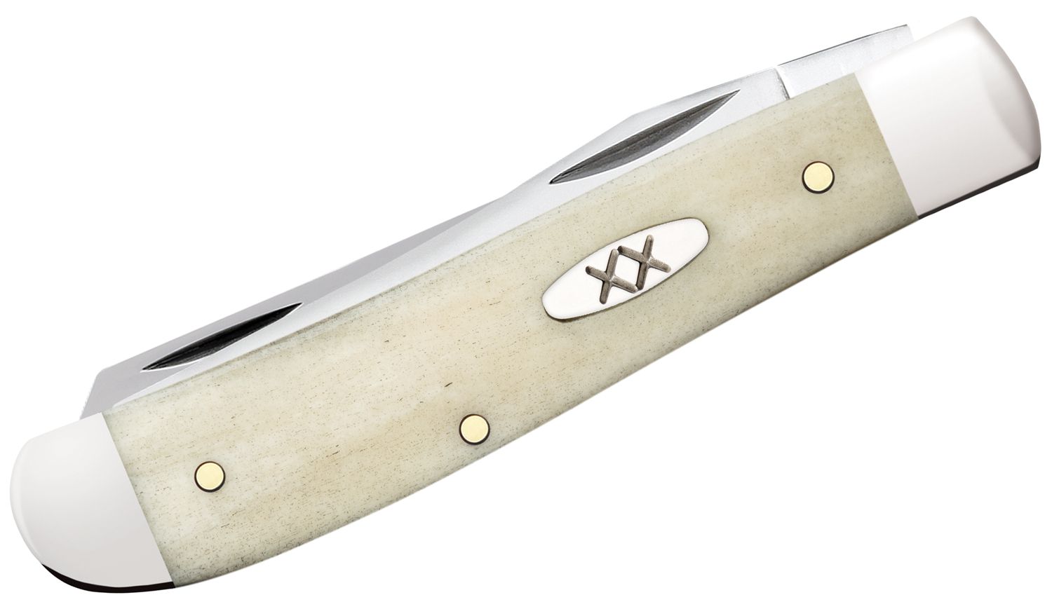 Case Smooth Natural Bone Mini Trapper #13313 Case Smooth Natural Bone Mini Trapper #13313