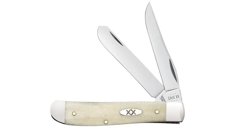 Case Smooth Natural Bone Mini Trapper #13313 Case Smooth Natural Bone Mini Trapper #13313
