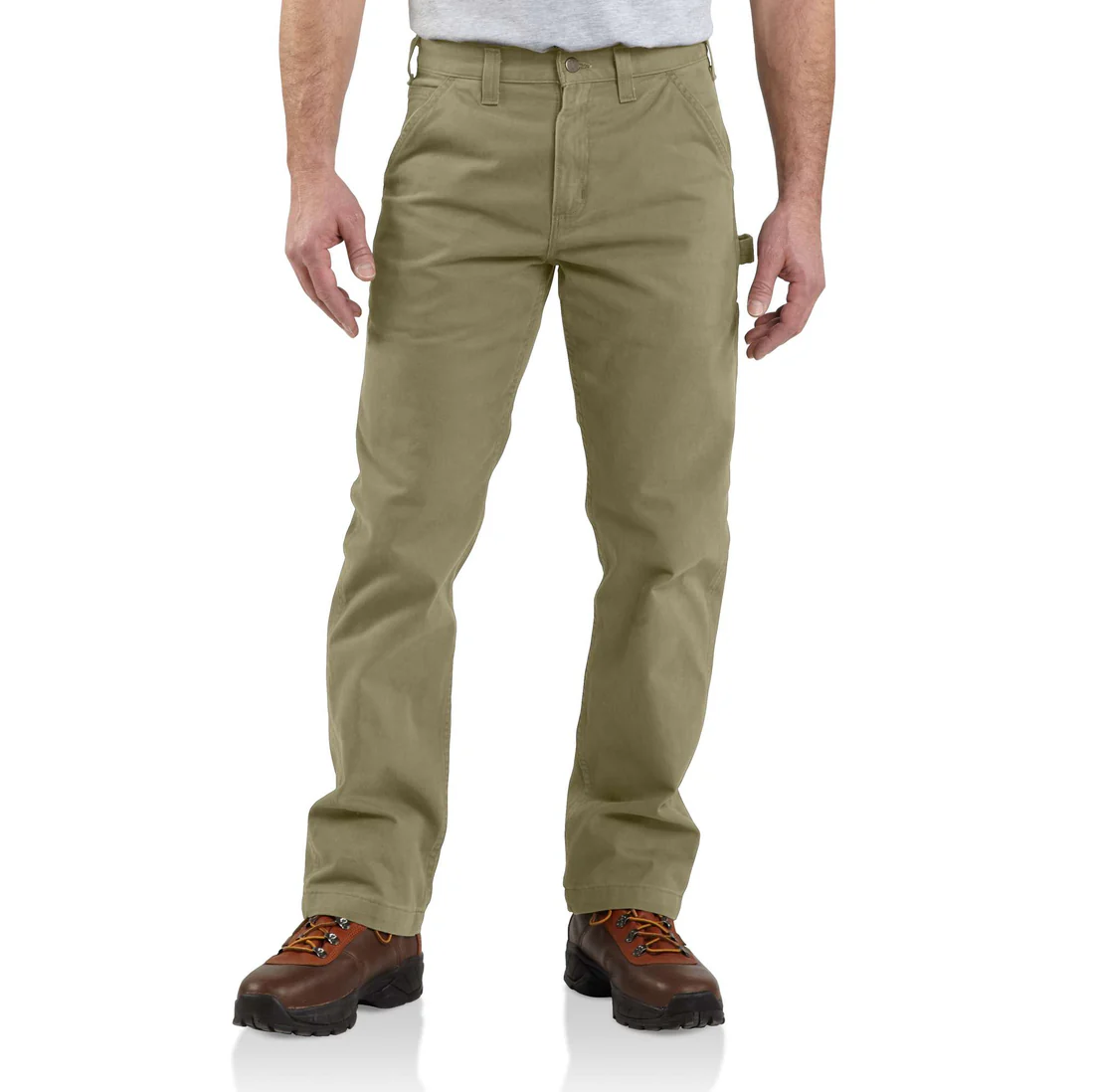 DARJ KHAKI B324 Carhartt Men's Utility Work Pant - Relaxed Fit - Twill #B324