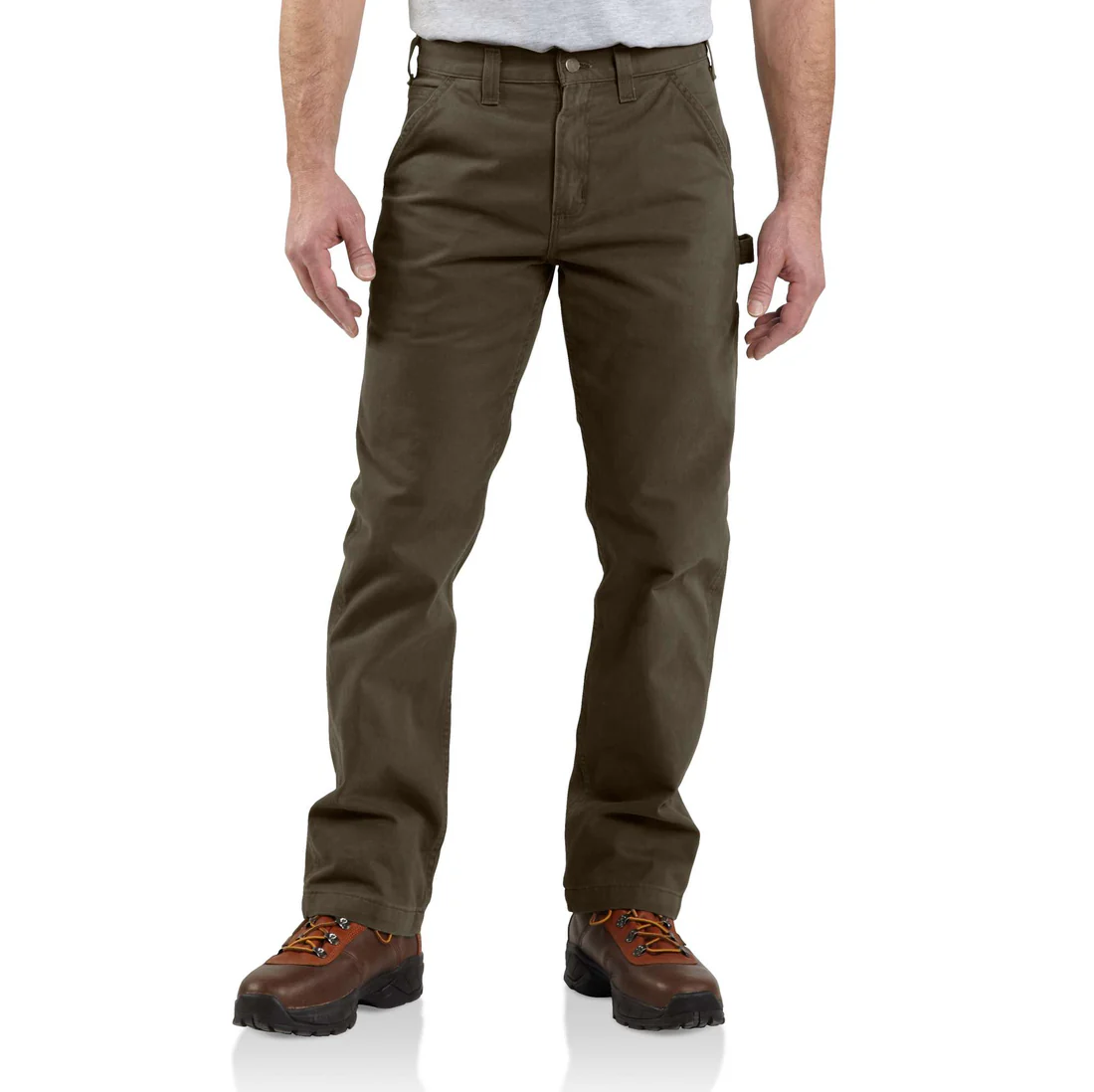 DARK COFFEE B324 Carhartt Men's Utility Work Pant - Relaxed Fit - Twill #B324
