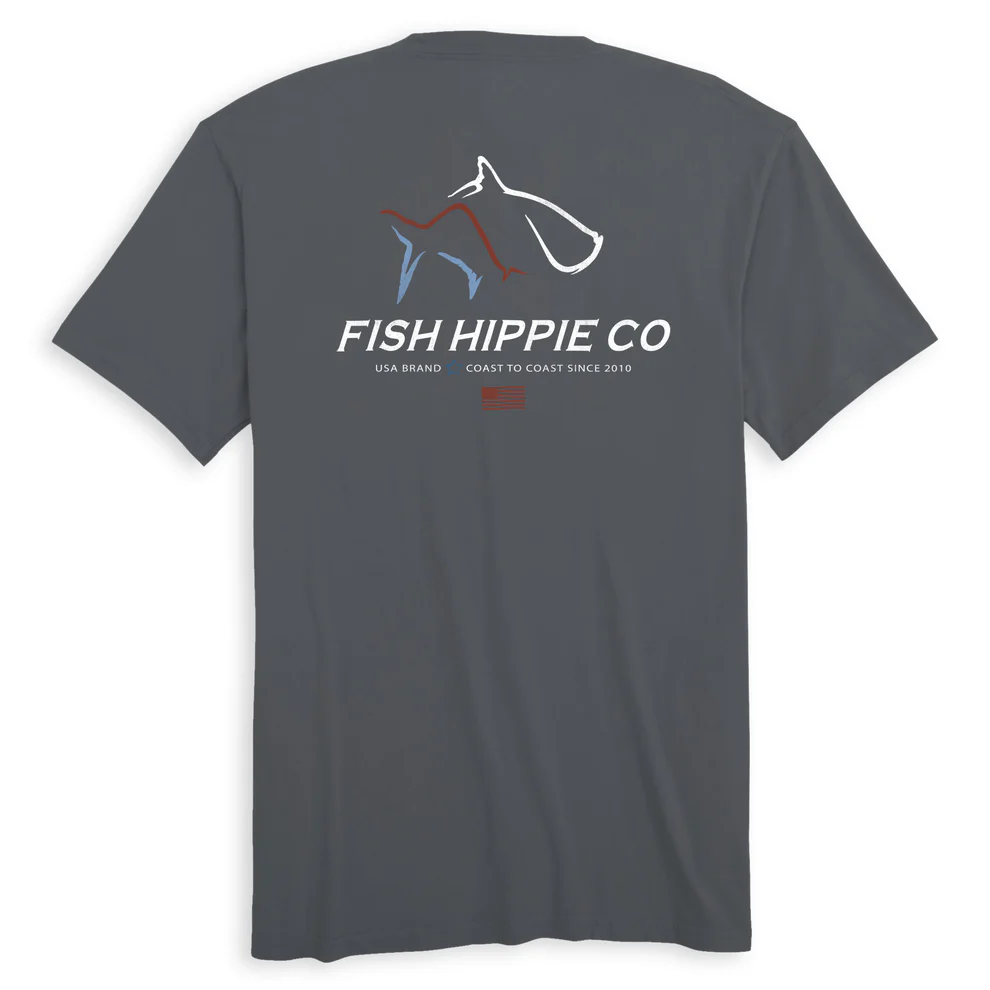 Fish Hippie Coast to Coast Tee Fish Hippie Coast to Coast Tee