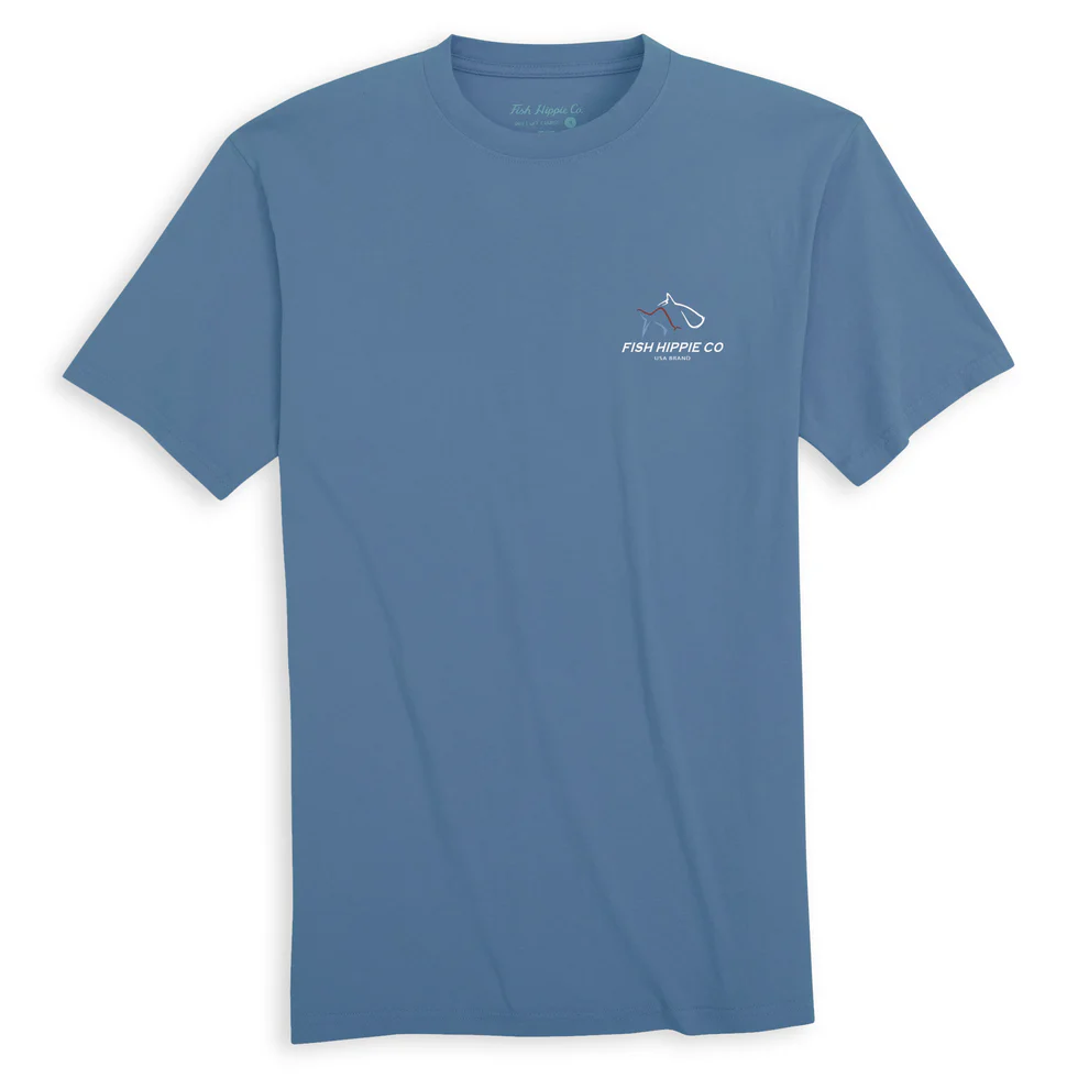 Fish Hippie Coast to Coast Tee Fish Hippie Coast to Coast Tee