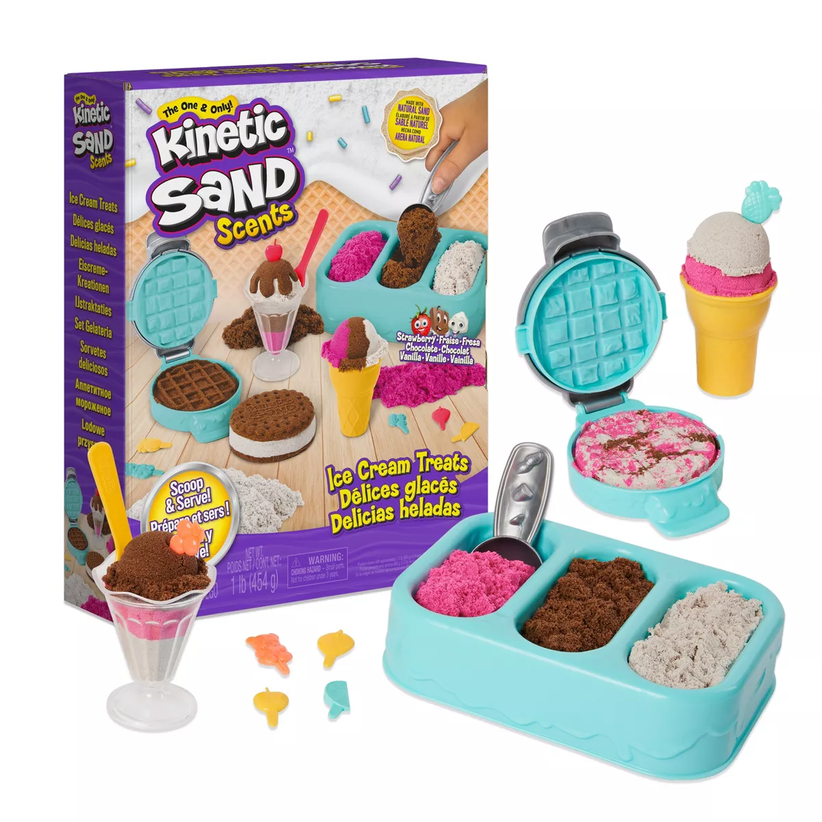 Kinetic Sand Scents Ice Cream Treats #133055 Kinetic Sand Scents Ice Cream Treats #133055