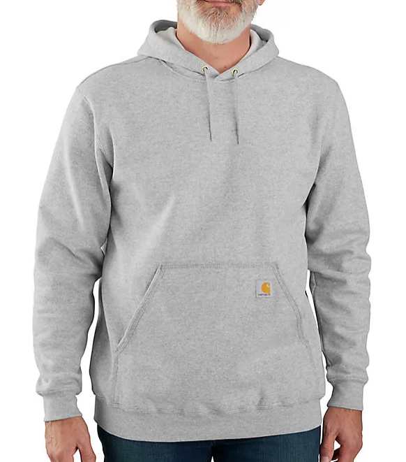 HEATHER GRAY Carhartt Loose Fit Midweight Hoodie #K121
