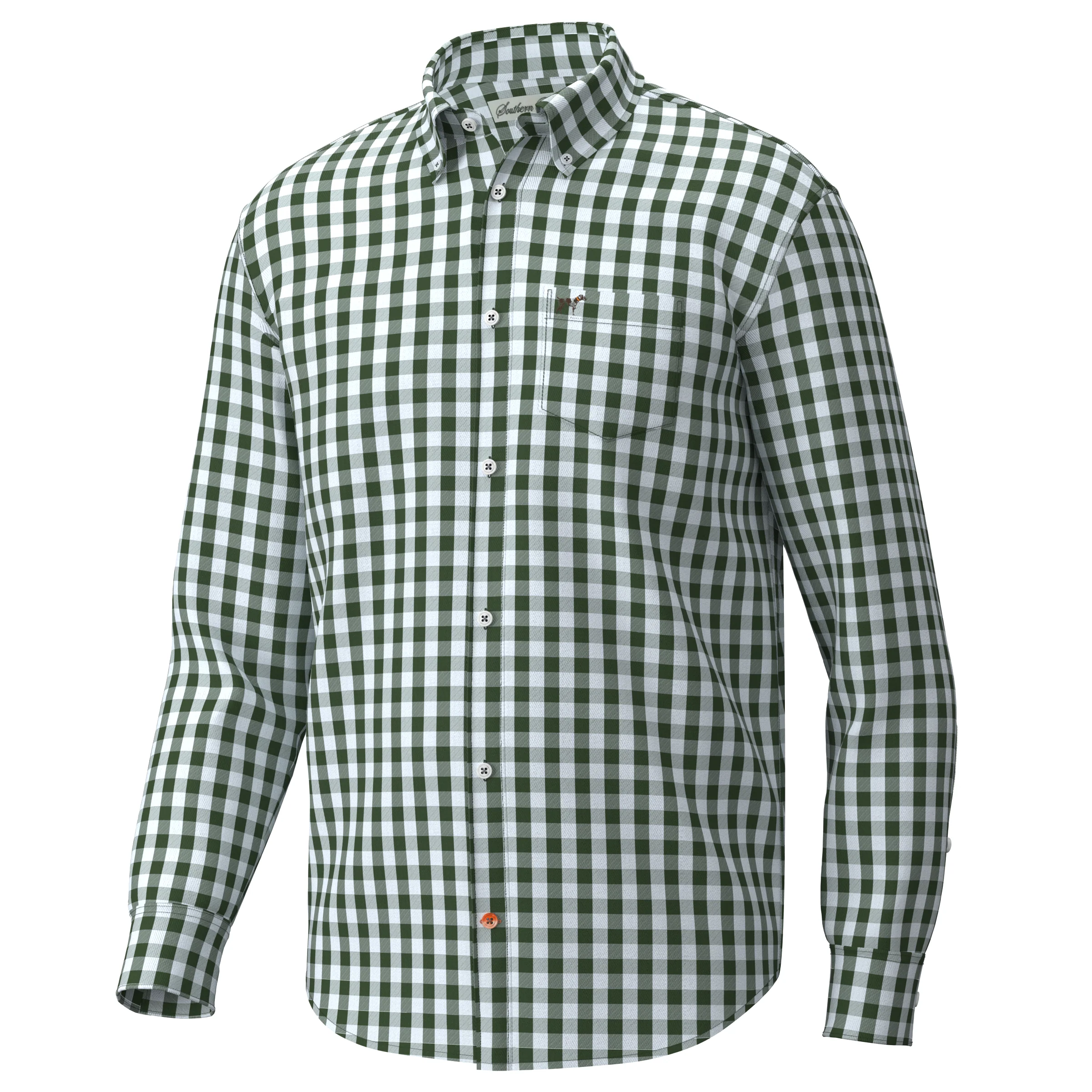 Tucker Gingham Southern Point Co. Hadley Luxe Button Down