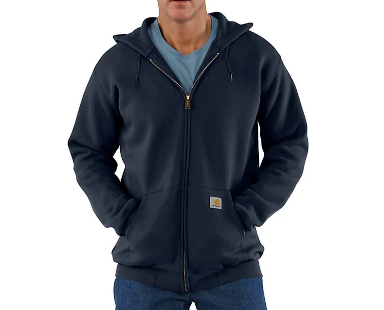 NEW NAYY Carhartt Loose Fit Midweight Full-Zip Sweatshirt #K122