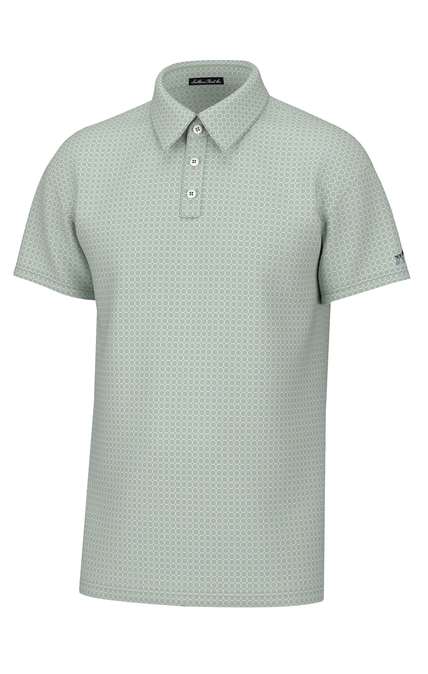 Southern Point Co. Performance Polo Kirkos Green