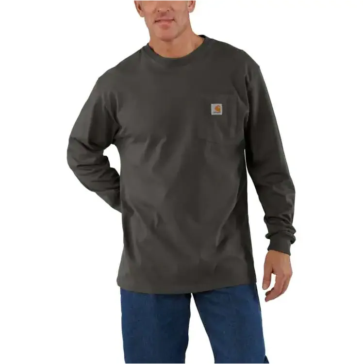 PEAT K126 Carhartt Loose Fit Heavyweight Long-Sleeve Pocket T-Shirt #K126