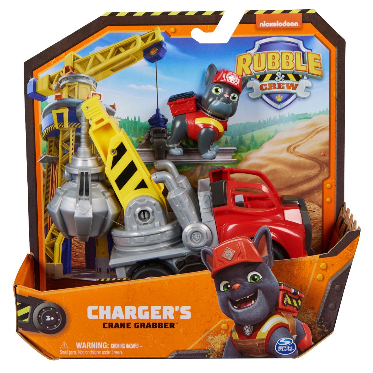 Paw Patrol Rubble And Crew Core Vehicle Charger's Crane Grabber Paw Patrol Rubble And Crew Core Vehicle Charger's Crane Grabber