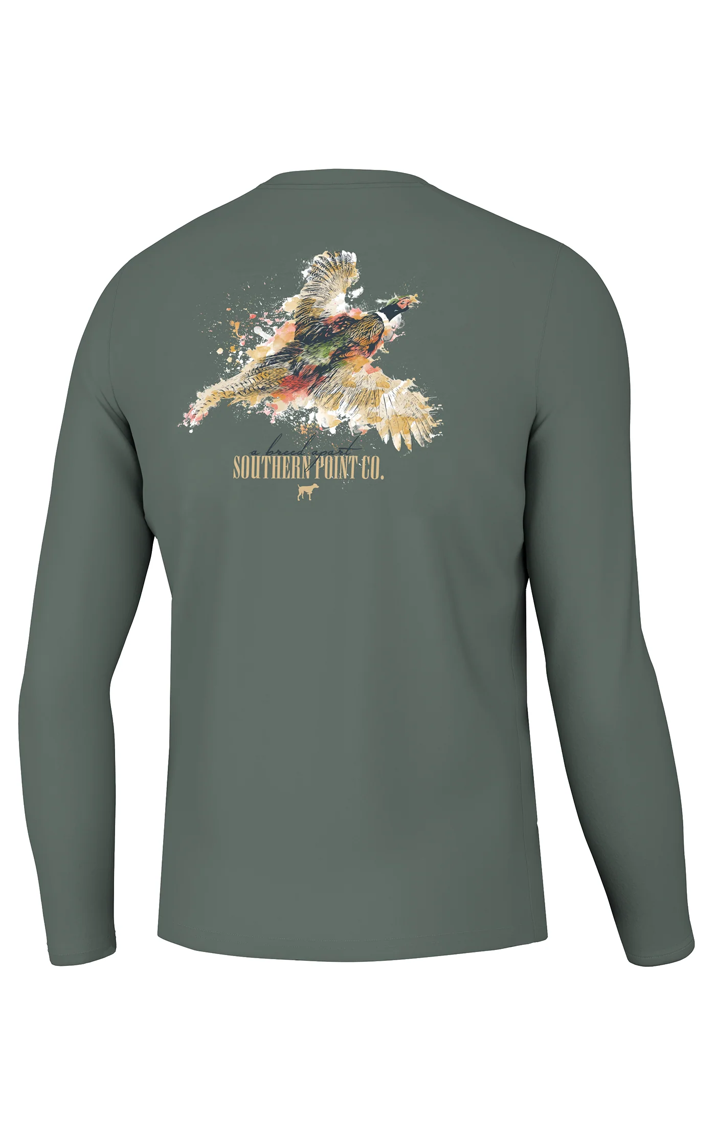 Sycamore Southern Point Co. Splatter Series Pheasant Long Sleeve Tee