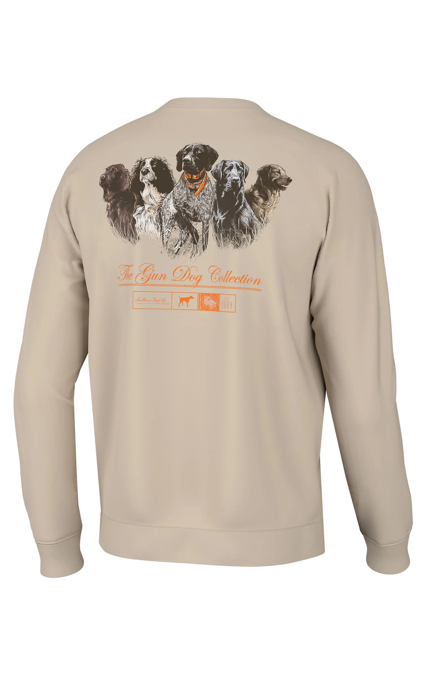 Southern Point Co. Gun Dog Collection Long Sleeve Tee Sandstone Southern Point Co. Gun Dog Collection Long Sleeve Tee Sandstone