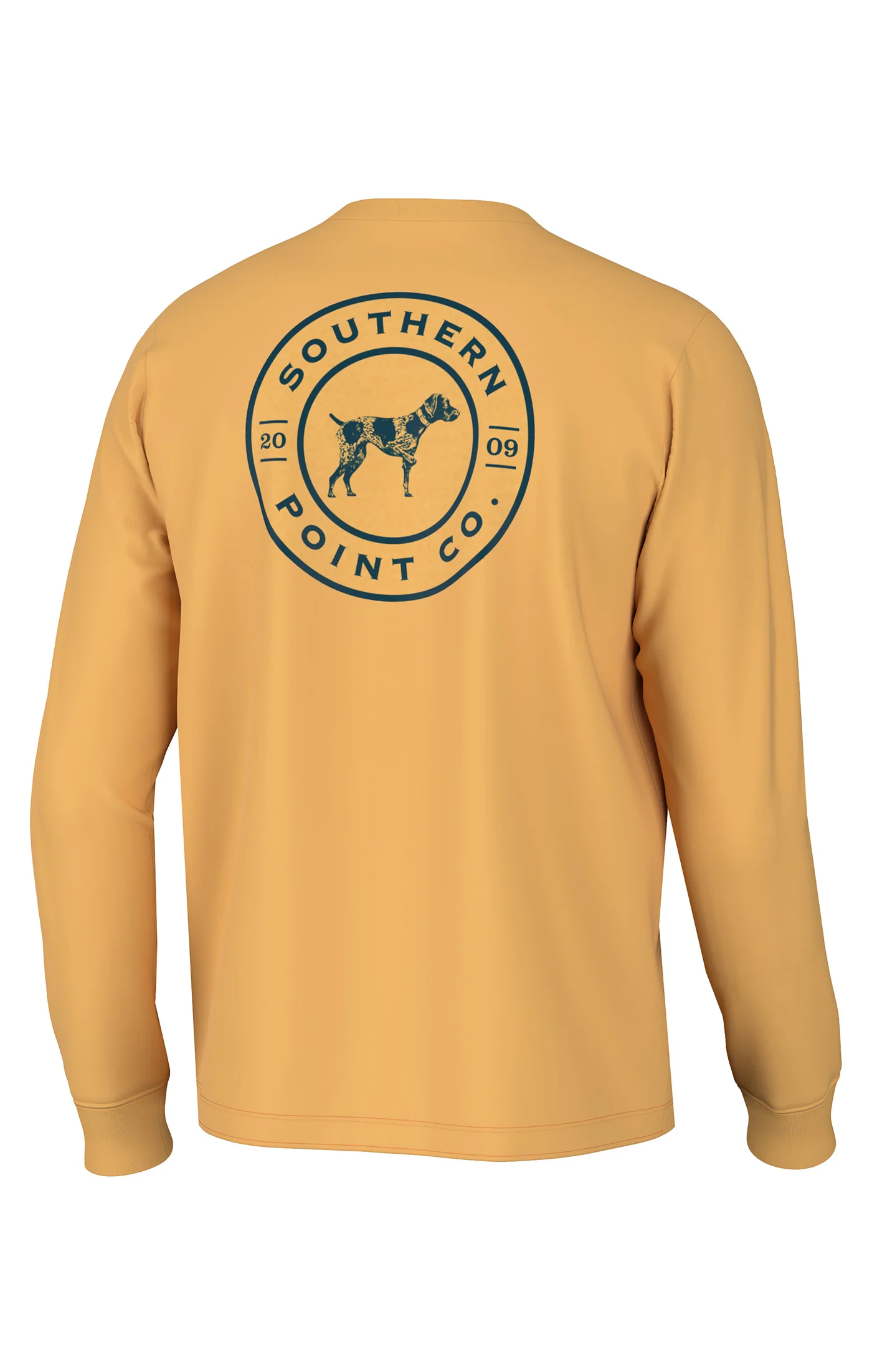 Southern Point Co. Youth Shell Cap Long Sleeve Tee-shirt_shellcap_honeygold_F24_B Southern Point Co. Youth Shell Cap Long Sleeve Tee