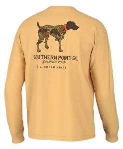 Southern Point Co. Youth Vintage Camo Greyton Long Sleeve Tee