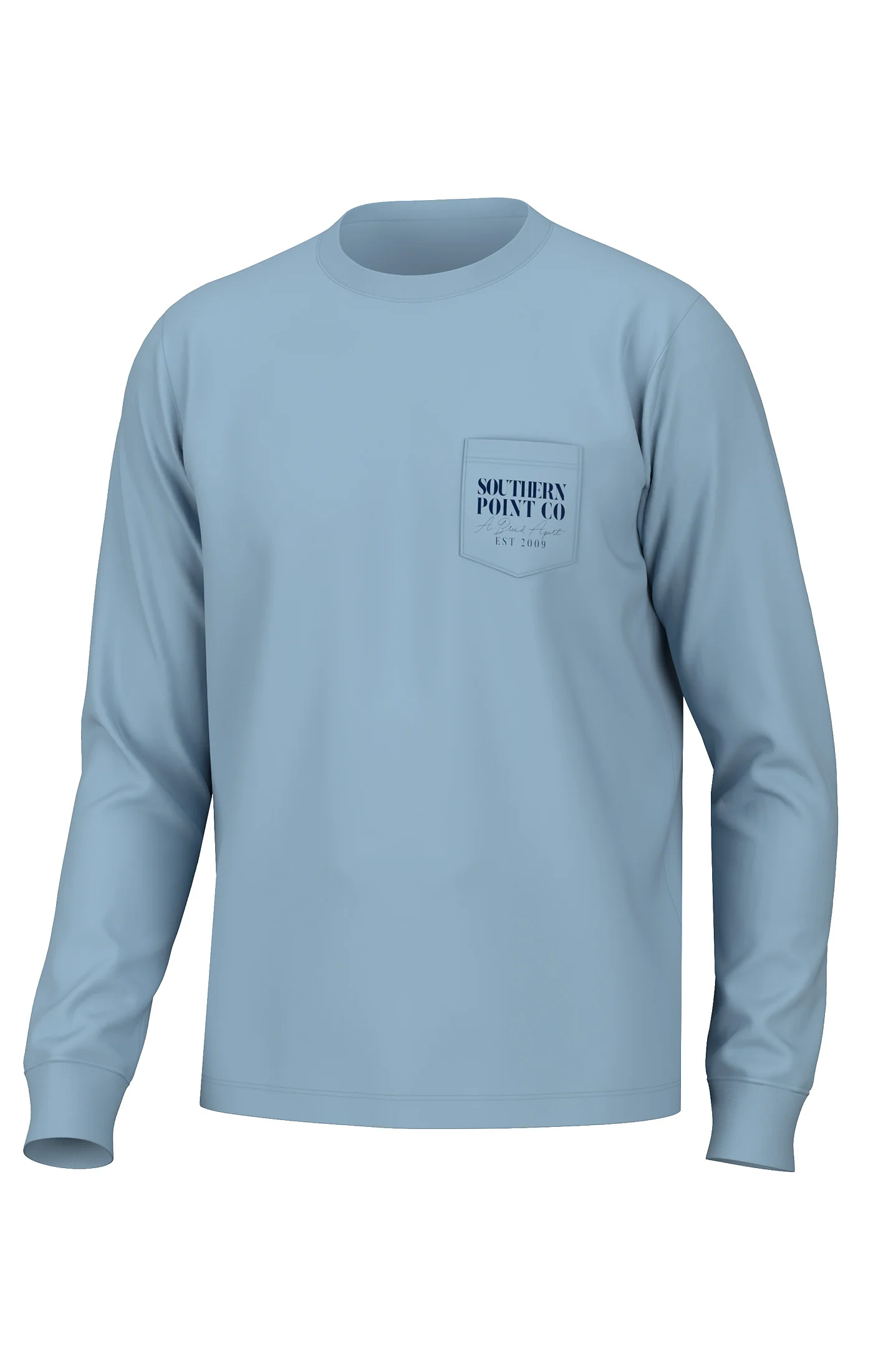 Southern Point Co. Upland Bird Collection Long Sleeve Tee Captain's Blue Southern Point Co. Upland Bird Collection Long Sleeve Tee Captain's Blue