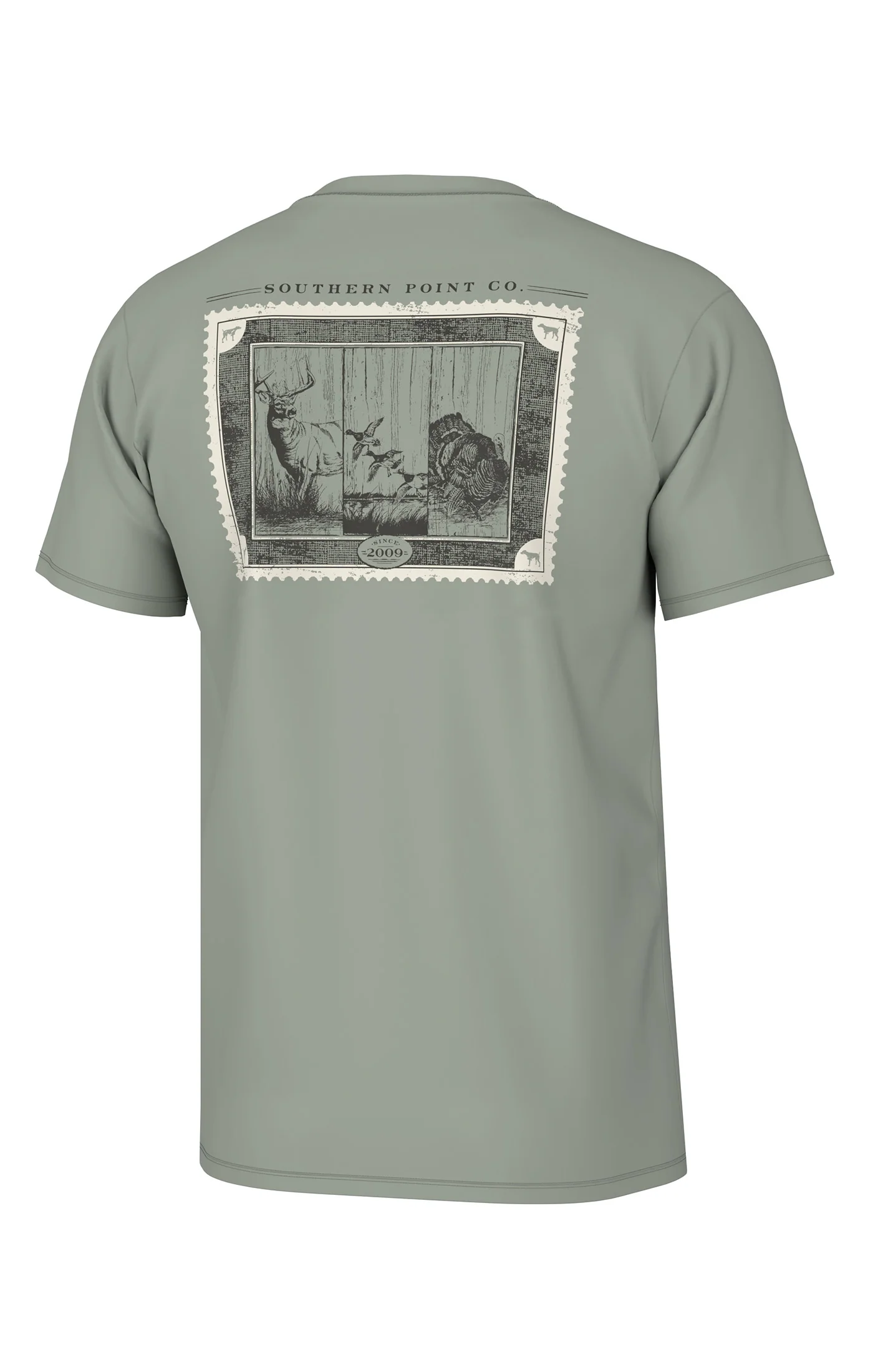 Southern Point Co. Wild Life Stamp Short Sleeve Tee Southern Point Co. Wild Life Stamp Short Sleeve Tee