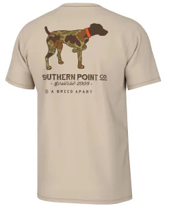 Southern Point Co. Youth Vintage Camo Greyton Short Sleeve Tee