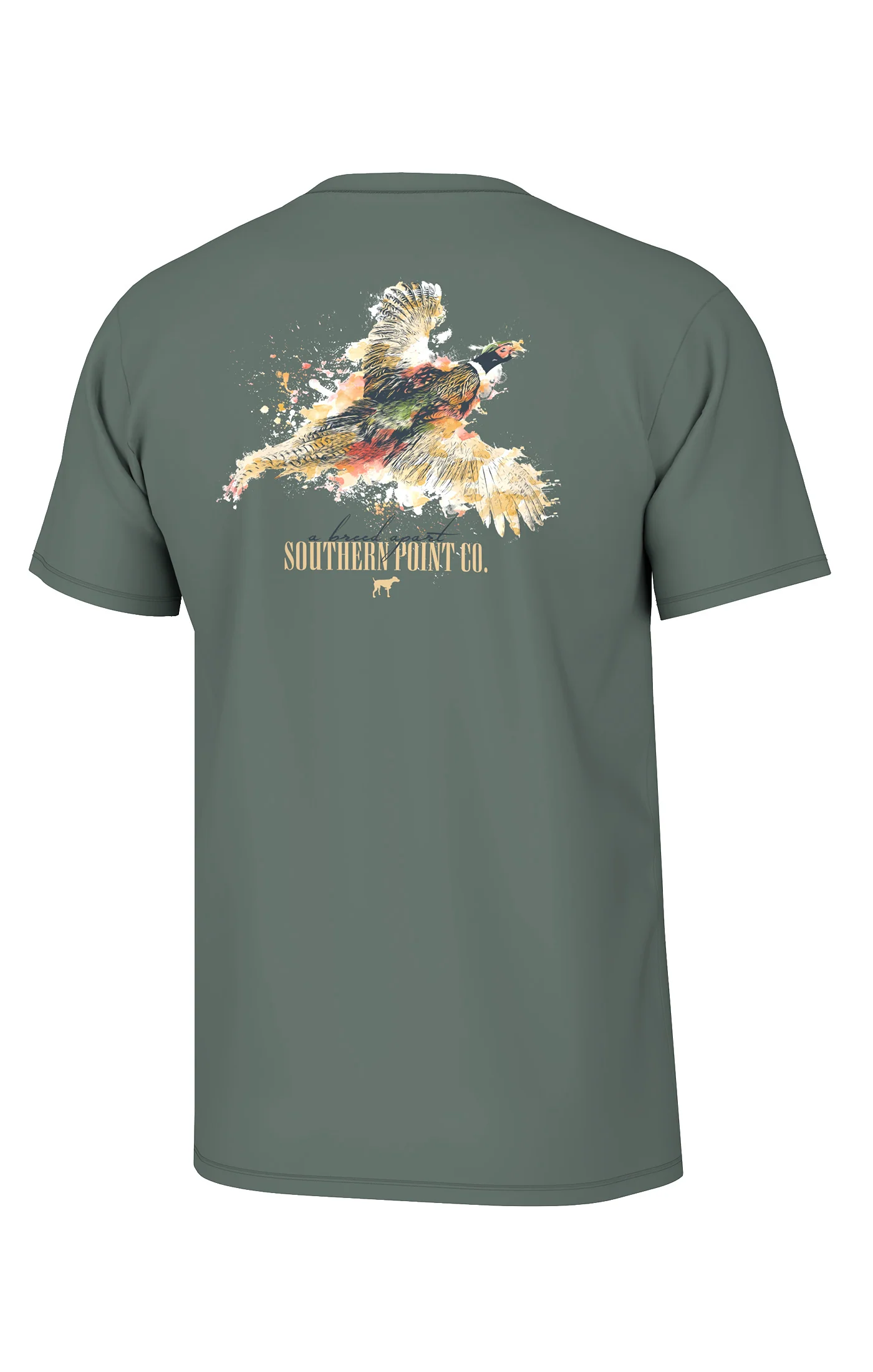 Southern Point Co. Splatter Series Pheasant Short Sleeve Tee Southern Point Co. Splatter Series Pheasant Short Sleeve Tee
