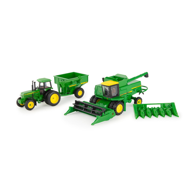 Tomy John Deere 1 64 Scale Harvesting Set - Farm Toy Set #45821 Tomy John Deere 1:64 Scale Harvesting Set - Farm Toy Set #45821