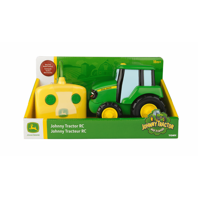 Tomy John Deere Radio Controlled Johnny Tractor Toy #42946A1 Tomy John Deere Radio Controlled Johnny Tractor Toy #42946A1