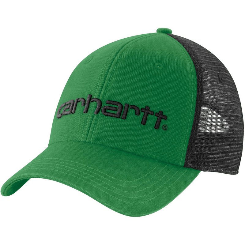 Carhartt Mesh-Back Logo Graphic Cap - Holly Green #101195 Carhartt Mesh-Back Logo Graphic Cap - Holly Green #101195