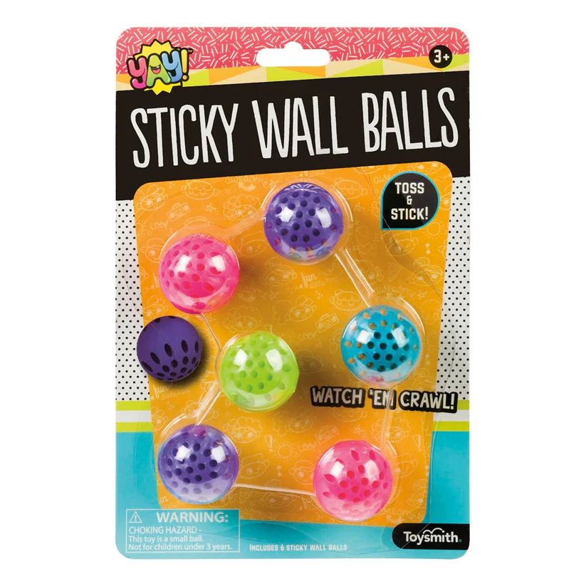 Toysmith Sticky Wall Balls #90819 Toysmith Sticky Wall Balls #90819