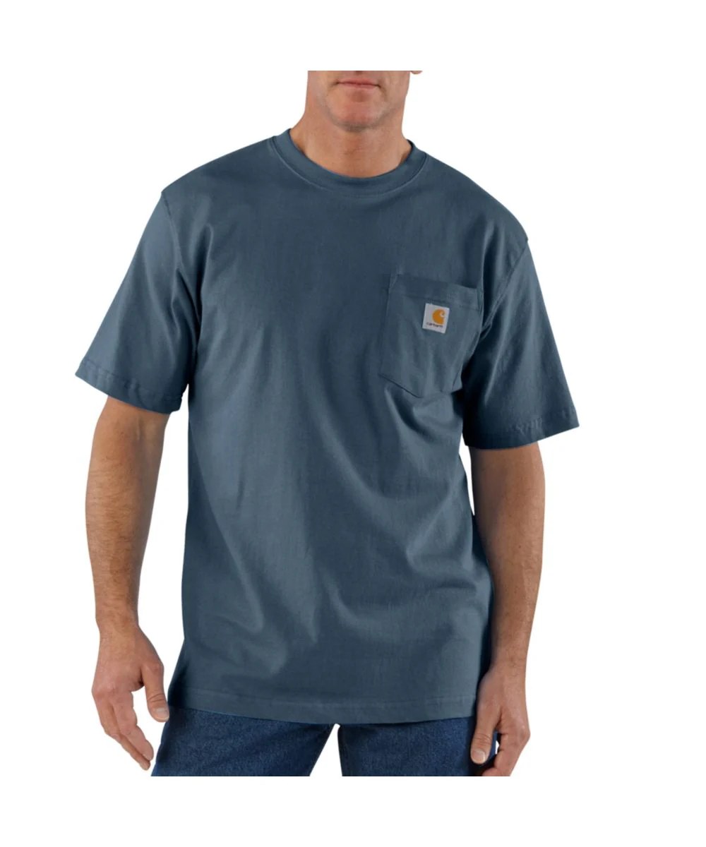 BLUESTONE K87 Carhartt Loose Fit Heavyweight Short-Sleeve Pocket T-Shirt #K87
