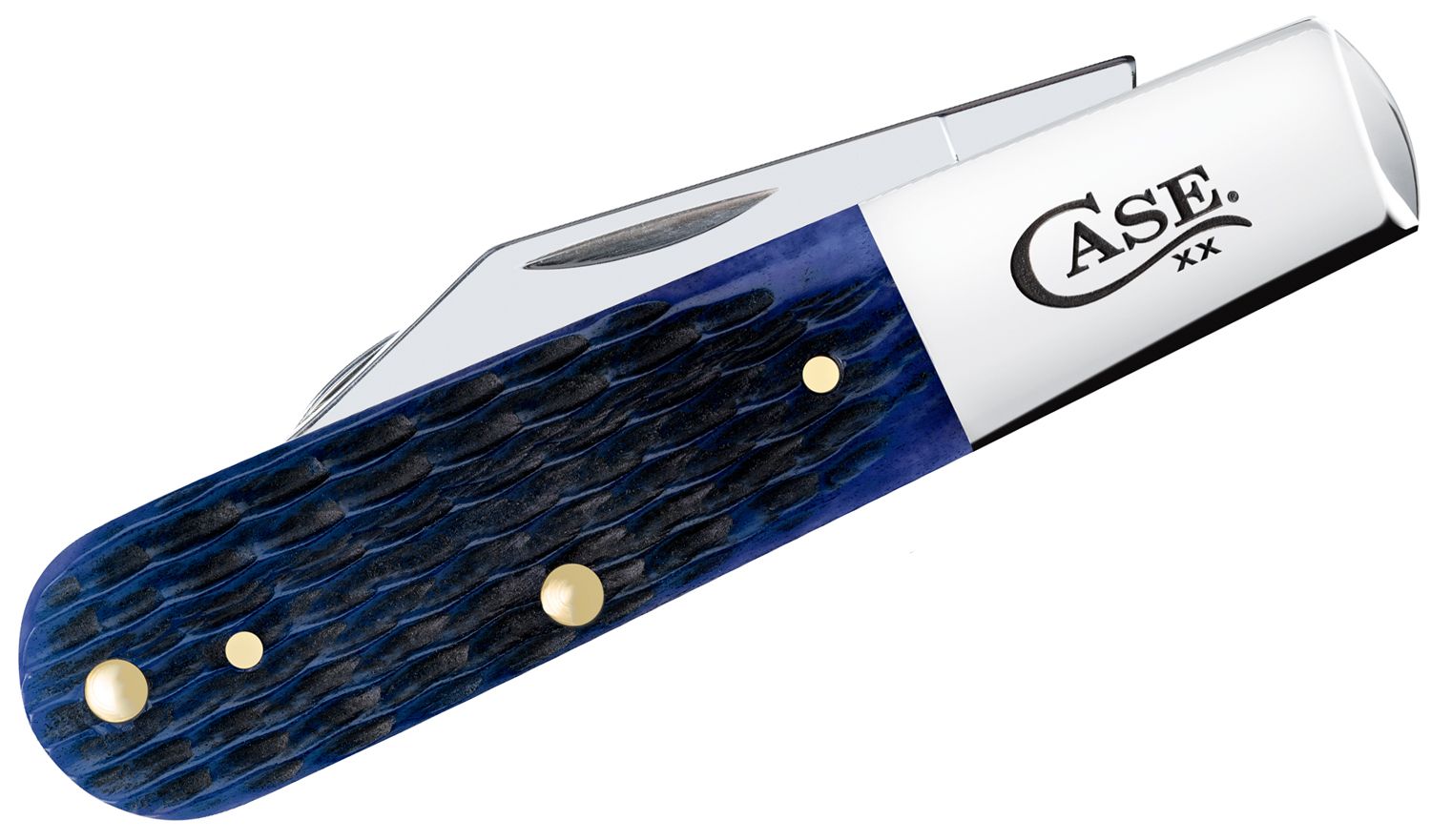 Case Knife Rogers Jig Navy Blue Bone Barlow Pocket Knife #06894 Case Knife Rogers Jig Navy Blue Bone Barlow Pocket Knife #06894