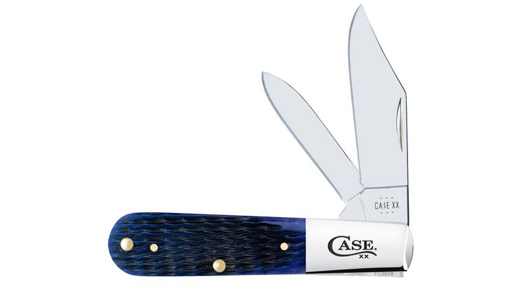 Case Knife Rogers Jig Navy Blue Bone Barlow Pocket Knife #06894 Case Knife Rogers Jig Navy Blue Bone Barlow Pocket Knife #06894