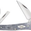 Case Knife Smooth Gray Bone Seahorse Whittler Pocket Knife #34207