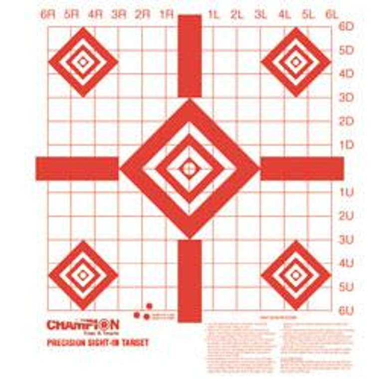 Champion Redfield Style Precision SightIn Targets #47387 Champion Redfield Style Precision SightIn Targets #47387
