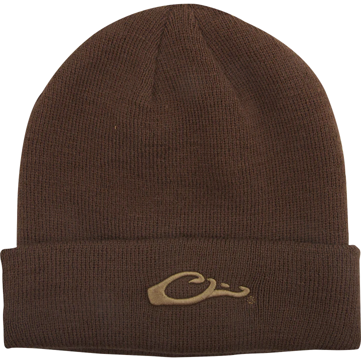 DH1775 BROWN Drake LST Rib-Knit Stocking Cap #DH1775