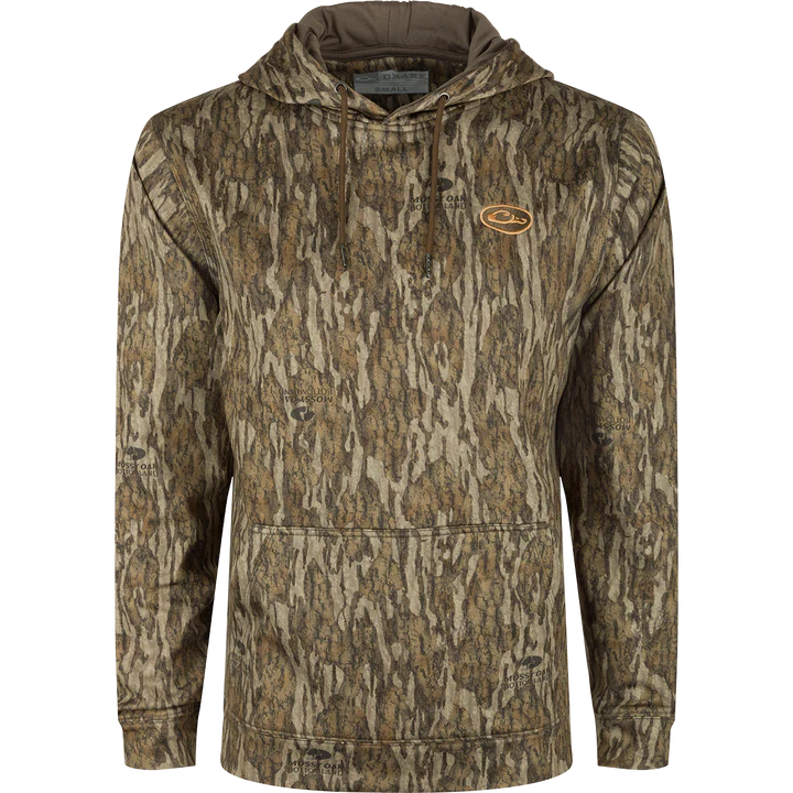 Drake MST Performance Hoodie - Mossy Oak Bottomland #DW2290 Drake MST Performance Hoodie - Mossy Oak Bottomland #DW2290