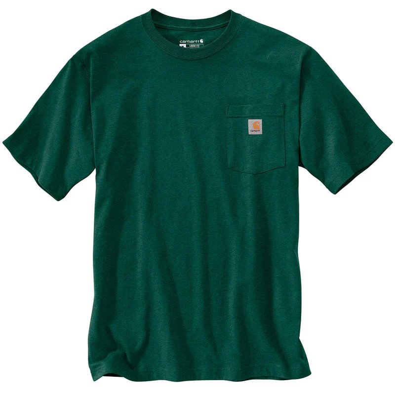 NORTH WOODS HEATHER K87 Carhartt Loose Fit Heavyweight Short-Sleeve Pocket T-Shirt #K87