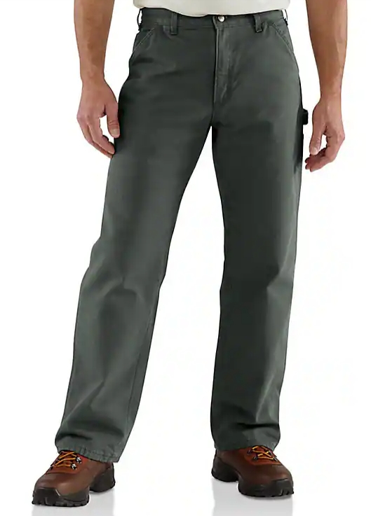 MOSS B111 Carhartt Loose Fit Washed Duck Flannel - Lined Utility Work Pant #B111