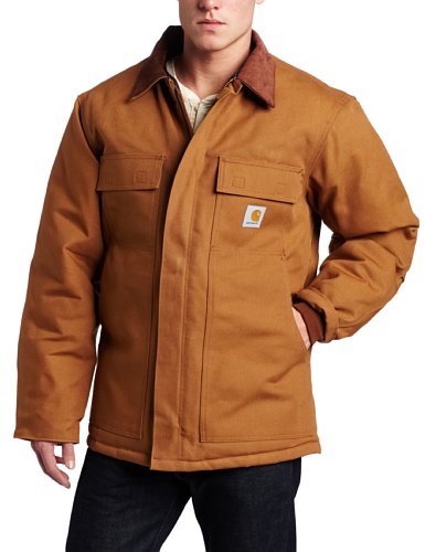 Carhartt Loose Fit Firm Duck Insulated Traditional Coat - 3 Warmest Rating - Carhartt Brown #106674 Carhartt Loose Fit Firm Duck Insulated Traditional Coat - 3 Warmest Rating - Carhartt Brown #106674